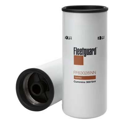 FLEETGUARD Fuel Filter: Spin-On, 9 in Overall Lg, 3 13/16 in Outside Dia - Spin-On Fuel Filters