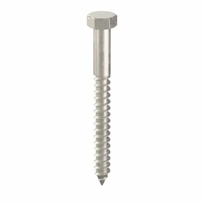 FOREVERBOLT 18-8 Stainless Steel Hex Head Lag Screw - 18-8 Stainless Steel Hex Head Lag Screws