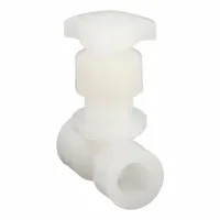 GF PIPING SYSTEMS Needle Valve: Inline Valve Body, PVDF, Union Bonnet, 1/2 in Pipe Size, FNPT x FNPT (MPN 155522556)