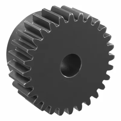 KHK GEARS Metric Spur Gear with Standard Hub - Metric Spur Gears with Standard Hub