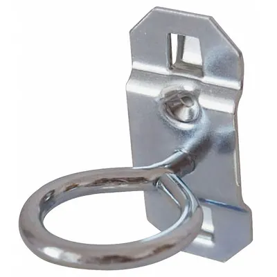OEM Single Ring Tool Holder: 1 1/2 in x 1 in - Ring Toolholders for Square-Hole Pegboard