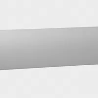 PAWLING CORP Wall Guard: WG-5, PVC, Silver Gray, 5 in Overall Ht, 12 ft Overall Lg (MPN WG-5-12-210)