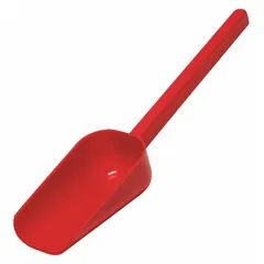 Polystyrene Lab Scoop, 60 mL Capacity, Red, FDA Grade, Sterile