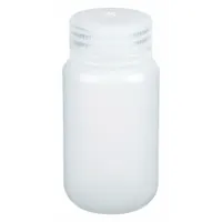APPROVED VENDOR Sampling Bottle: HDPE, 125 mL, 4 fl oz, Closure Included, Natural, 38-415 mm