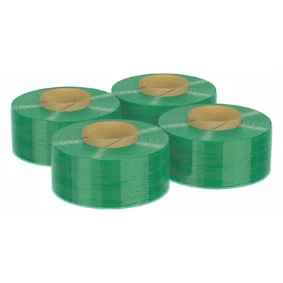 GOODWRAPPERS Handle with Brake Stretch Wrap, Light Green, 4 PK