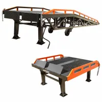 Platform Ramp: 6 3/4 ft Usable Wd, Grating, 8 in Side Rail Ht, 42 in Min Service Ht, Telescoping (MPN RYR-PLATFORM)