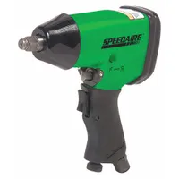SPEEDAIRE Air Impact Wrench: Full-Size, 1/2 in Drive, Pistol-Grip, Square, 1/4 in NPT Air Inlet, Std