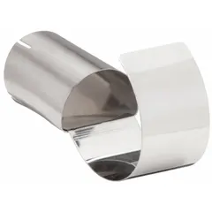 Nozzle attachment for heat guns, designed to direct hot air for shrinking heat shrink tubing. Overall height 4 in, overall width 1 3/4 in. Suitable for electrical and industrial applications requiring controlled heat application.