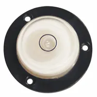 JOHNSON LEVEL Bulls Eye Level: Nonmagnetic, 1 in x 3/8 in, 53 Arc Min, Plastic, Circular with Flange (MPN SM061)
