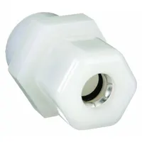 This PARKER compression fitting adapter connects 1/2 in OD tubing to 1/2 in female NPT pipe threads. Made of nylon, it is suited for general-purpose fluid systems requiring corrosion resistance. The compression x FNPTF configuration provides a reliable joint in pneumatic, hydraulic, and instrumentation applications