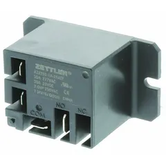 Switching relay for HVACR systems, used to control electrical loads such as compressors, fans, and pumps. Suitable for replacement in commercial and industrial heating, ventilation, air conditioning, and refrigeration applications.