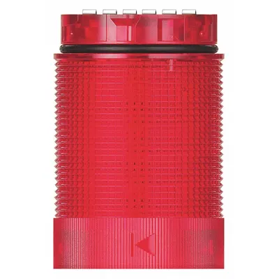 WERMA Tower Light Module: Flashing/Steady, 24V AC/24V DC, Red, 40 mm Overall Dia - Flashing Light Modules