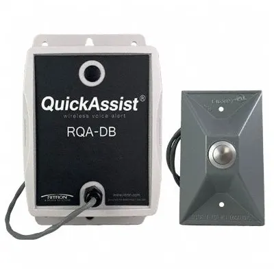 RITRON Quick Assistance Button: RQA-151M-DB-Pack, VHF MURS (No License Required) - Call Boxes for Two-Way Radios