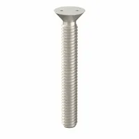 Tamper Resistant Screw: #8-32 Thread Size, 1 1/4 in Lg, Stainless Steel, Plain, Flat, Spanner, 25 PK (MPN 121840)