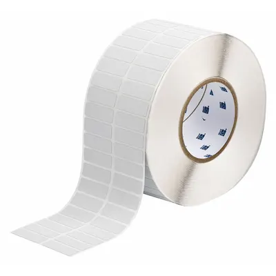 BRADY THT-37-486-10 Thermal Transfer Precut Label Roll - Brady Thermal Transfer Precut Label Rolls