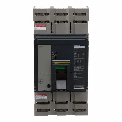 SQUARE D Molded Case Circuit Breaker: 1,000 A Amps, 25kA at 600V AC, Adj, Box Lug - P-Frame Molded Case Circuit Breakers
