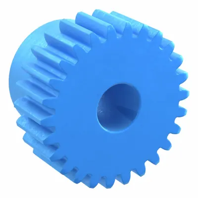 KHK GEARS Metric Spur Gear with Standard Hub, PS1-26 - Metric Spur Gears with Standard Hub