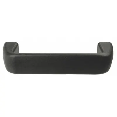 MONROE PMP Pull Handle: Threaded Holes, Plastic, Black - Load-Rated Standard "U" Pull Handles