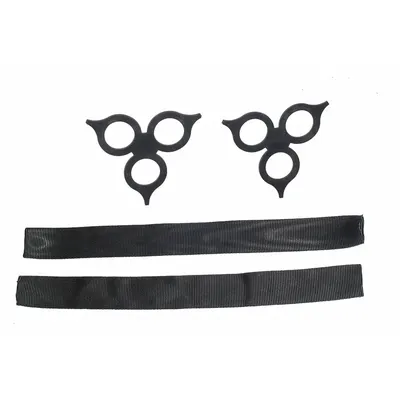 LOCKJAW Synthetic Shackle Kit: Soft Shackles, HMPE/Polyethylene, (2) Lock Rings/(2) Sleeves - Replacement Sleeves & Lock Rings for Synthetic Shackles