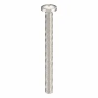 Machine Screw: M6x1.00 Thread Size, 70 mm Lg, 18-8, Stainless Steel, Plain, Pan, Phillips, 10 PK (MPN ZSCRW-303)
