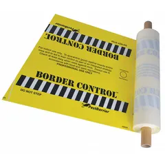 This glue trap is a reusable rodent trap made of white paper. It measures 60 ft in overall height and 12 in overall width. Suitable for placement along walls, in warehouses, or in food-processing facilities for pest control.