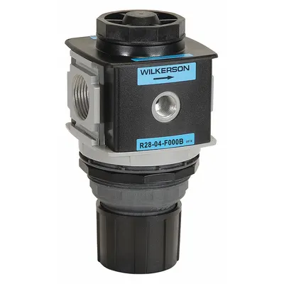 WILKERSON Compressed Air Regulator: Aluminum, 1/2 in NPT, 250 cfm, 300 psi Max Op Pressure - Wilkerson FRL Air Regulators