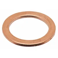 Oil Drain Gasket: Copper, 1/2 in Inside Dia, Copper, 10 PK (MPN DPG420)