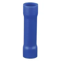 OEM Butt Splice Connector: Blue, Vinyl, For Wire Size 6 AWG – 6 AWG, 600 V, Pack Qty 20 (MPN 4FRD9)