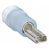 Wire Disconnect: Female Socket, Blue, Nylon, Partial Coverage, 16 AWG – 14 AWG Wire Size