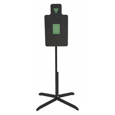 ACTION TARGET Shooting Range Targets: Steel, Freestanding Target, 24 in Ht, 13 in Wd - Freestanding Targets