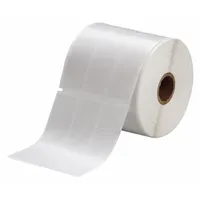 Wraparound Label: 3 3/4 in x 1 in, Vinyl, White (Matte), For 1 AWG to 20 AWG Wire Gauge (MPN THT-10-427-1.5-SC)