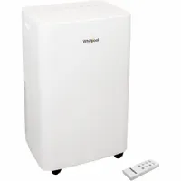 WHIRLPOOL Portable Air Conditioner: 700 sq ft, 14,000 BtuH, 115V AC, Cooling Only (MPN WHNP141AW)