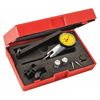 STARRETT Horizontal Dial Test Indicator: 0 mm to 0.2 mm, Horizontal, Metric, 0.002mm (MPN 3808MAC)