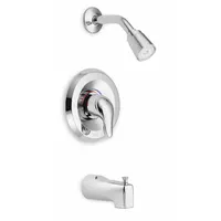 MOEN Tub and Shower Trim Kit: Chateau, 2.5 gpm Fixed Showerhead Flow Rate, Chrome, Single Function (MPN L2353)