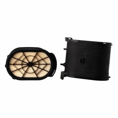 FLEETGUARD Air Filter: Round-Oval, Oblong, Radial Seal, 13 1/8 in Overall Ht, Cellulose - Round/Oval Engine Air Filters