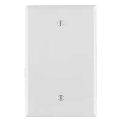 LEVITON Wall Plate: Blank, 1 Gang, White - General Purpose Wall Plates