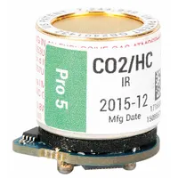 Replacement sensor for the Ventis Pro5 gas detector, designed to measure carbon dioxide concentrations from 0 to 5%. Suitable for use in confined space entry, industrial safety, and environmental monitoring applications