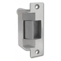 HES Electric Door Strike: 1 1/4 in Wd, 4 7/8 in Ht, Cylindrical/Mortise, Stainless Steel (MPN 732 24D 630)