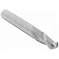 CLEVELAND Ball End Mill: Carbide, 2 Flute, 1/8" Mill Dia, 1/2" LOC, 1-1/2" OAL (MPN C60922)