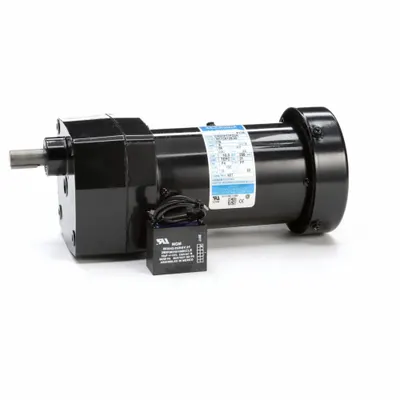 LEESON Gearmotor: Parallel, Single Output Shaft, PSC, TEFC, 28 RPM, 100 in-lb Max Torque - Parallel Shaft AC Gearmotors