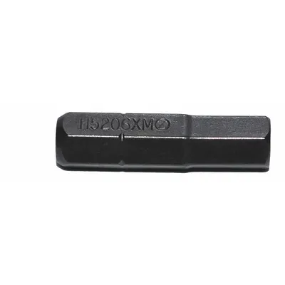 ZEPHYR Insert Bit: Insert Bit, Metric, Hex Head, 6 mm Bit Industry Size, Std, 1 in Overall Lg - Hex Insert Bits