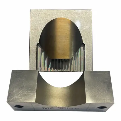 METALPRO Pipe Notcher Die: MP4150, 40 ton_45 ton_50 ton Compatible Ironworker Size - Notching Dies