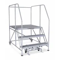 COTTERMAN Mobile Work Platform: 2.5 ft Platform Ht - Max, 36 in x 36 in, Steel, 800 lb Load Capacity (MPN 3WP3636RA3B4B8AC1P6)