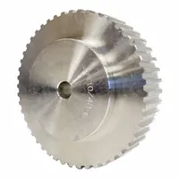 DAYTON Timing Pulley: Trapezoidal, Plain, For T10 Timing Belt Section, For 32 mm Belt Wd, 48 Teeth (MPN 47T10/48-0)