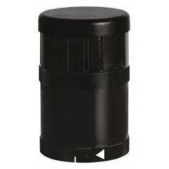 Tone sounder module for industrial signaling applications. Operates at 24V with a steady sound mode. Overall diameter 2 3/4 in, overall height 4 5/16 in. Compatible with the KombiSIGN 71 series for adding audible alerts to visual tower light stacks.