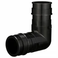 ZURN Barbed Fitting Elbow: 1 31/64 in ID x 2 in Pipe Size, Barbed, Polymer, Expansion (MPN QEPE88X)
