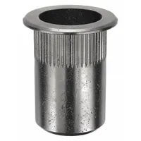 Rivet Nut: M10-1.50 Thread Size, 21.3 mm Overall Lg, 13.5 mm Insert Dia, Round, Steel, Steel, 10 PK (MPN ALS4T-1015-7.9)