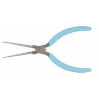 Needle Nose Plier: ESD-Safe, 1 1/8 in Max Jaw Opening, 6 in Overall Lg, 2 3/8 in Jaw Lg, Serrated (MPN NN7776VN)