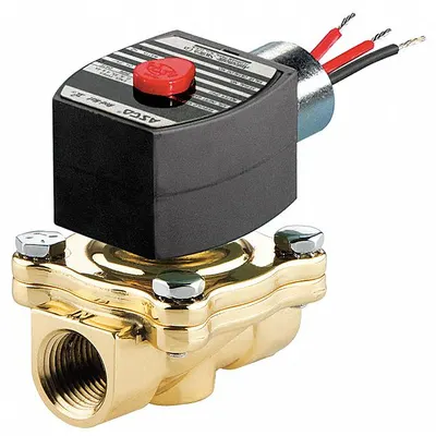 REDHAT Solenoid Valve: 2-Way, Normally Closed, 1 in Pipe Size, 110V AC/120V AC - 2-Way/2-Position, Normally Closed Solenoid Valves