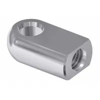 BANSBACH EASYLIFT Hinge Eye End Fitting: Stainless Steel, 6.1 mm Eyelet Dia (MPN 96150)
